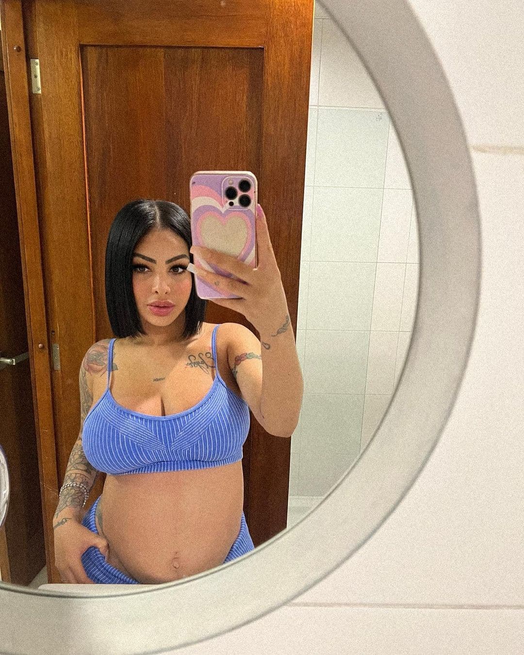 Yailin renueva su look en vísperas del nacimiento de su primera hija
