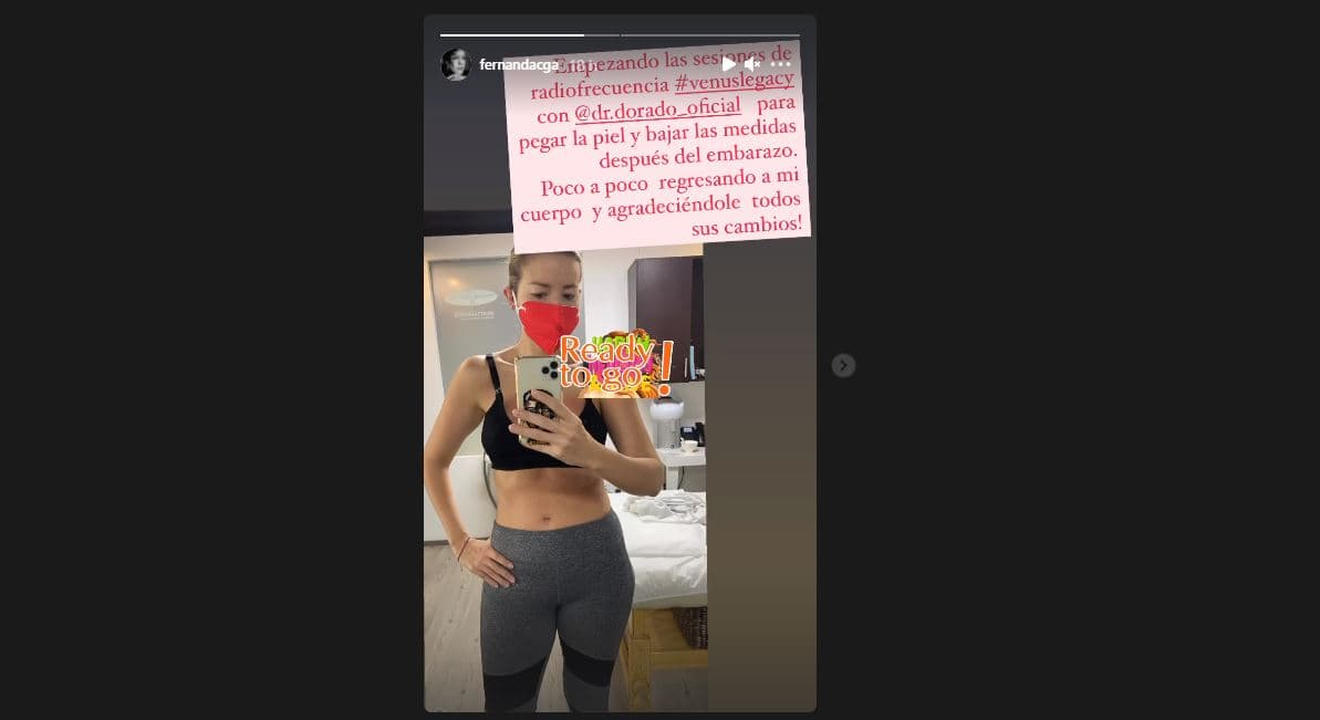 Fernanda Castillo presume vientre plano a medio año de convertirse en mamá.