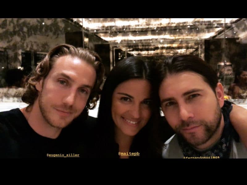 Maite Perroni se reunió con Eugenio Siller