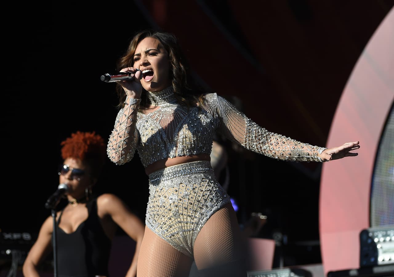 Demi Lovato en el Festival Global Citizen en Nueva York