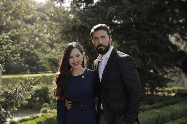 Al final, Camila y Rubén posaron sonrientes para la cámara de Las Estrellas.