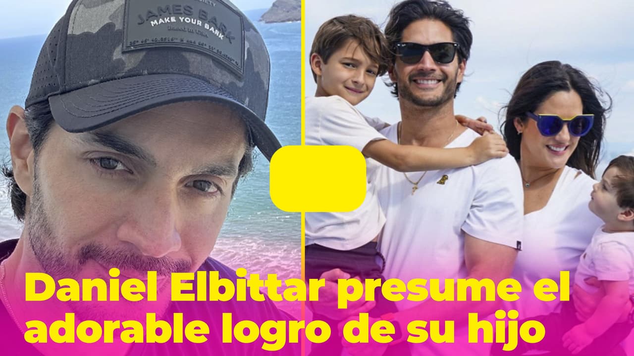 Daniel Elbittar presume un adorable logro de su hijo menor: "Que se preparen en casa"