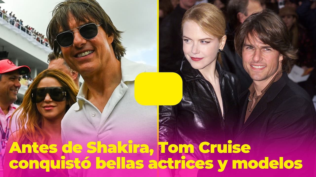 Antes de Shakira, Tom Cruise conquistó bellas actrices y modelos: llegó al altar 3 veces