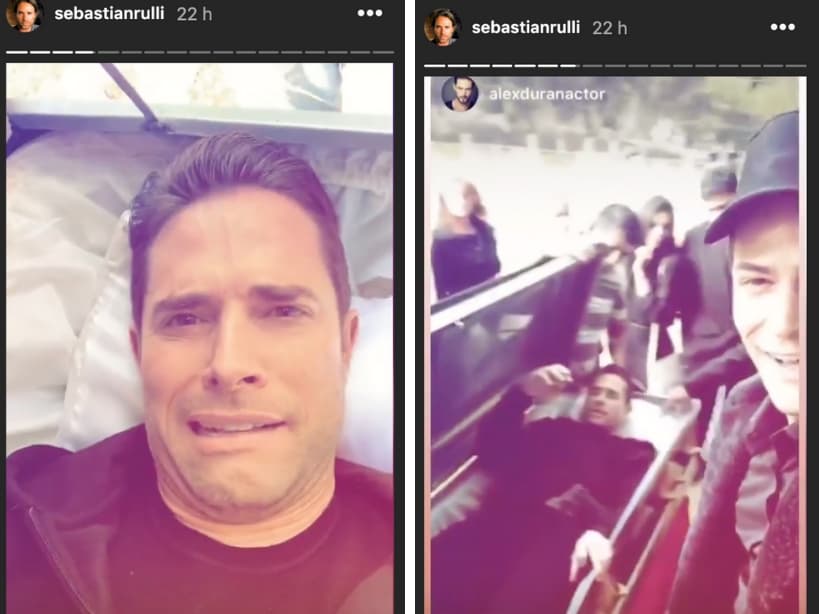 Sebastián Rulli dentro del ataúd