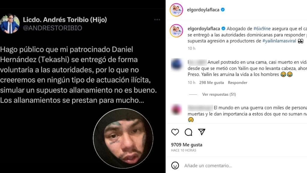 El abogado de Tekashi aseguró que fue el cantante quien supuestamente "se entregó de forma voluntaria a las autoridades".
