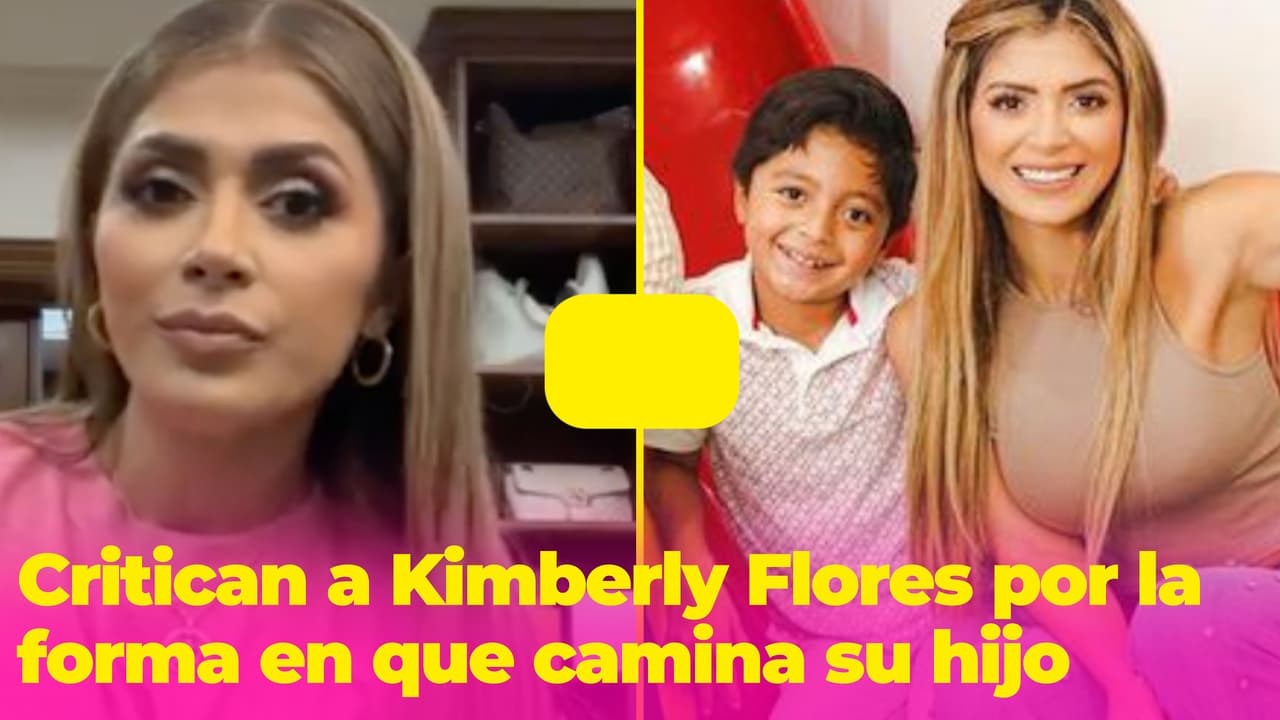 Kimberly Flores se defiende de quien la acusa de derrochar dinero en vez de llevar a su hijo al doctor