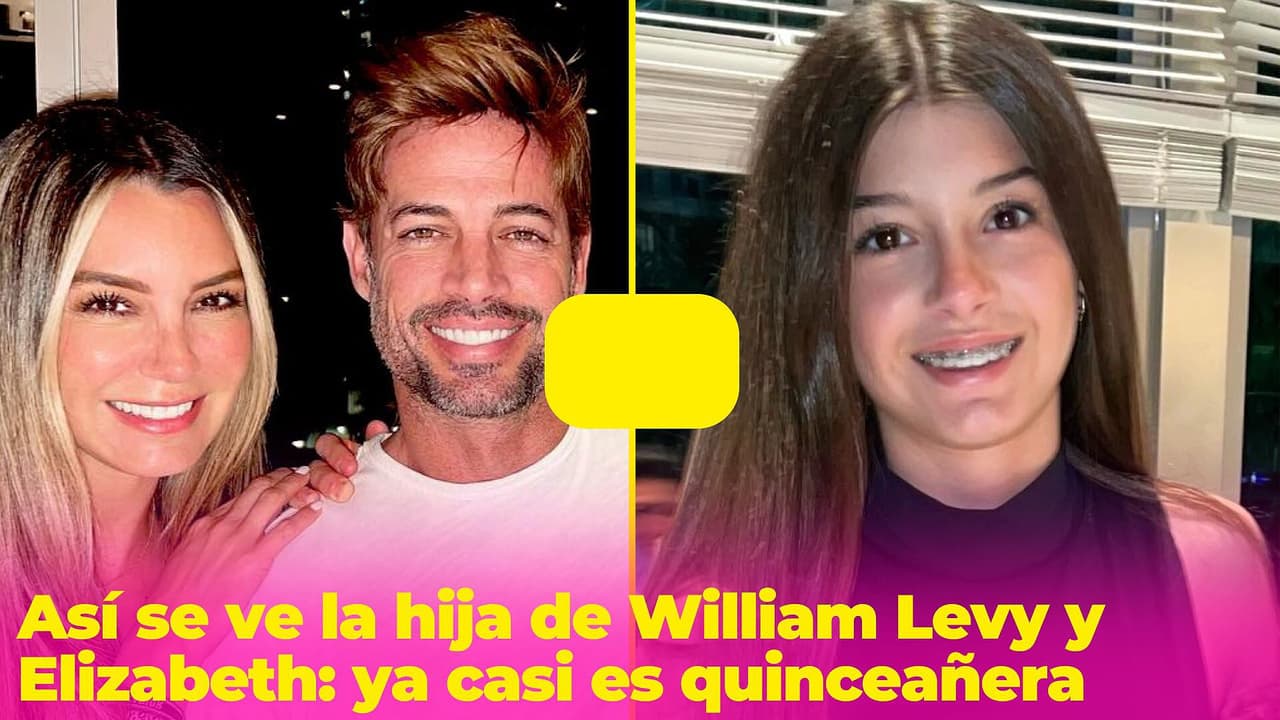 La hija de William Levy y Elizabeth Gutiérrez ya casi es quinceañera y luce enorme
