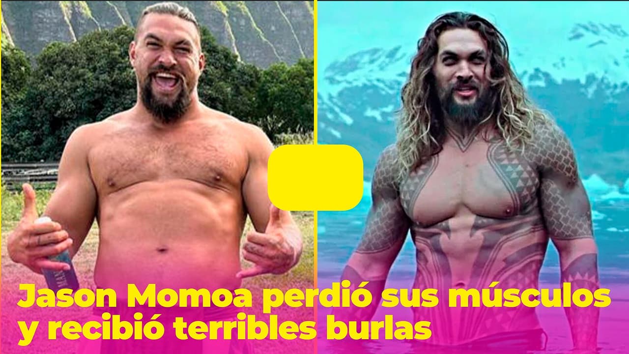 Jason Momoa perdió sus músculos y se burlaron de él: explicó por qué no necesita ir al gimnasio