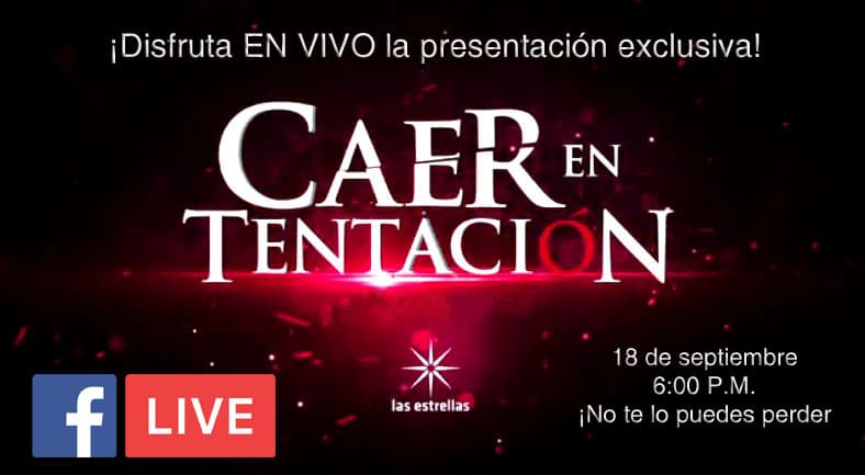 ¡No te pierdas la presentación en vivo de 'Caer en tentación'!