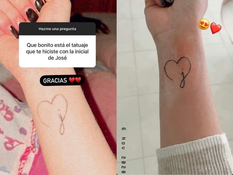 Novia de José Eduardo Derbez se tatúa la inicial del actor.