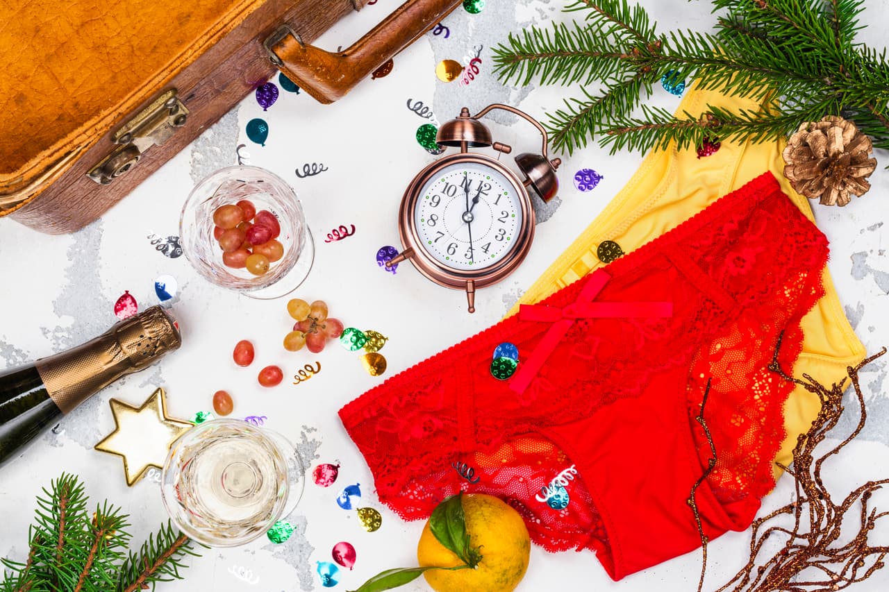 Conoce el significado de los colores en la ropa interior para Año Nuevo
