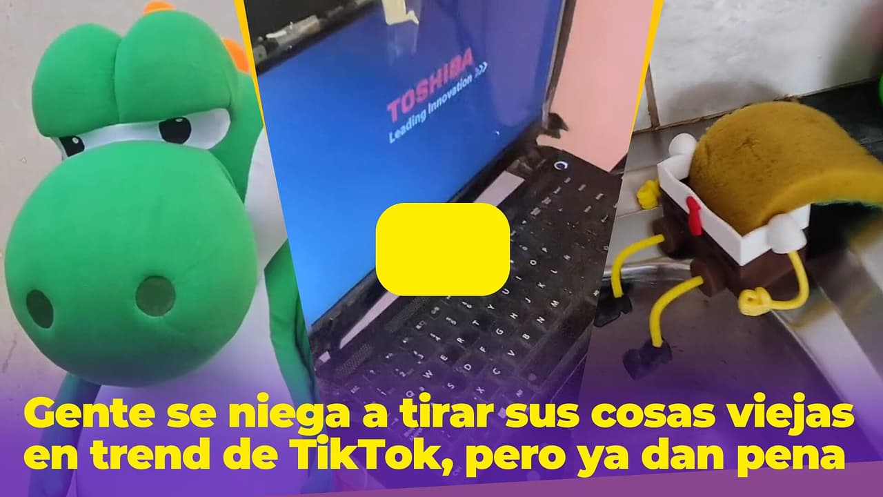 "Estoy cansado, jefe": Gente se rehúsa a tirar sus cosas viejas en trend de TikTok, pero ya dan pena