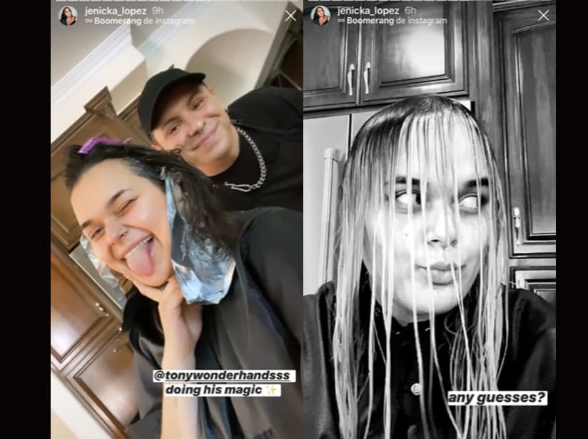 Jenicka Lopez presume su nuevo look