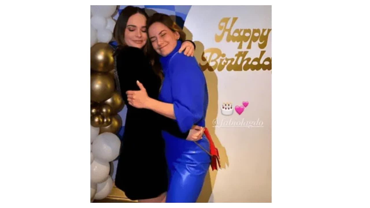 Altair Jarabo en la fiesta de cumpleaños de Fabiola Guajardo