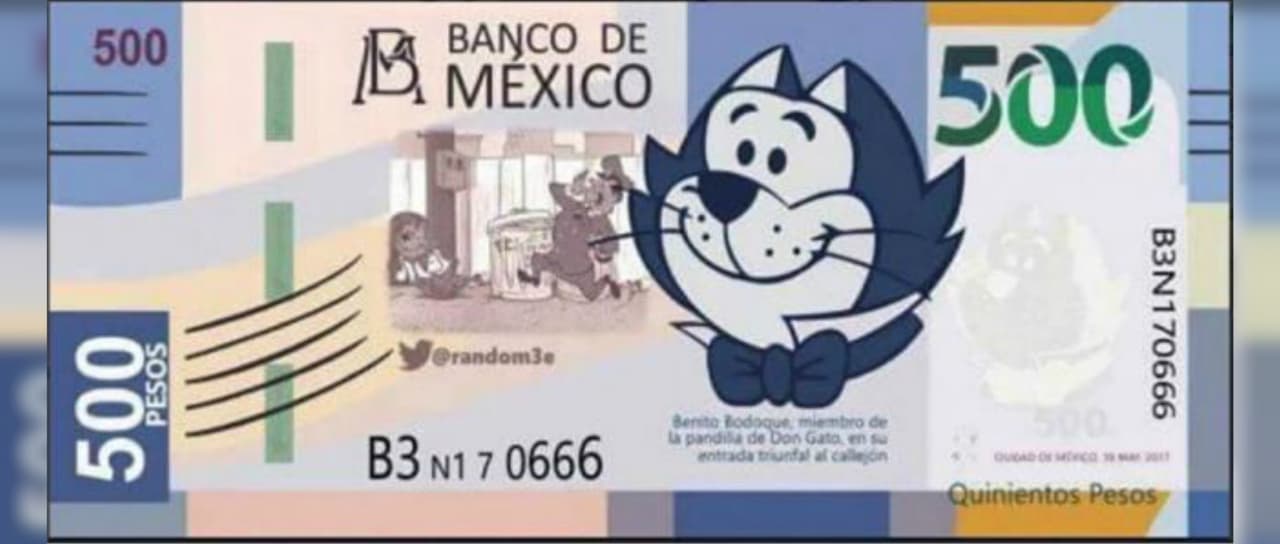 Los memes más divertidos que nos dejó el nuevo billete de 500 pesos