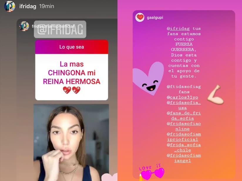 Frida Sofía reacciona a los comentarios de Alejandra Guzmán