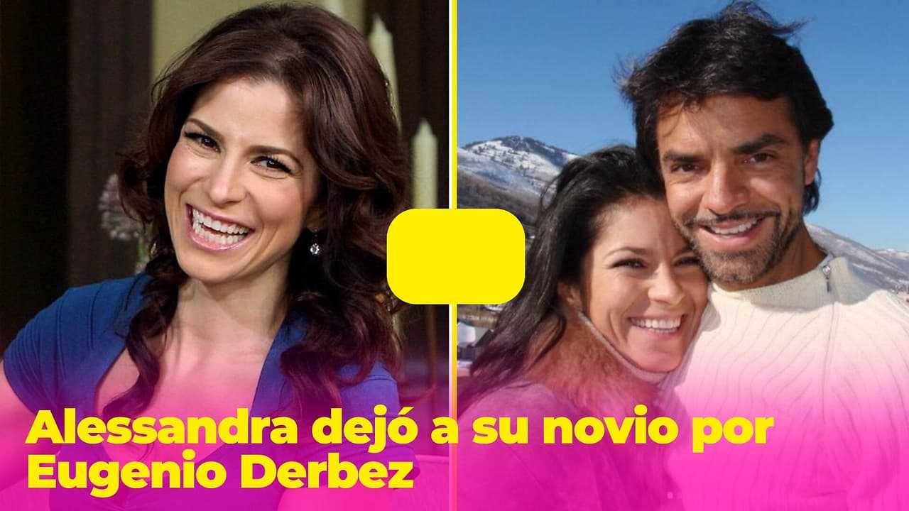 Alessandra dejó a su novio por Eugenio Derbez: así ocurrió el flechazo entre ambos