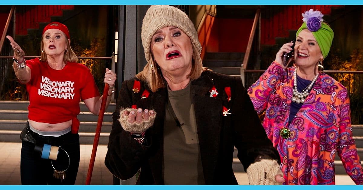 Erika Buenfil parodia a Jorjáis, Germán, Doña Magda y los ‘Vecinos’ reaccionan