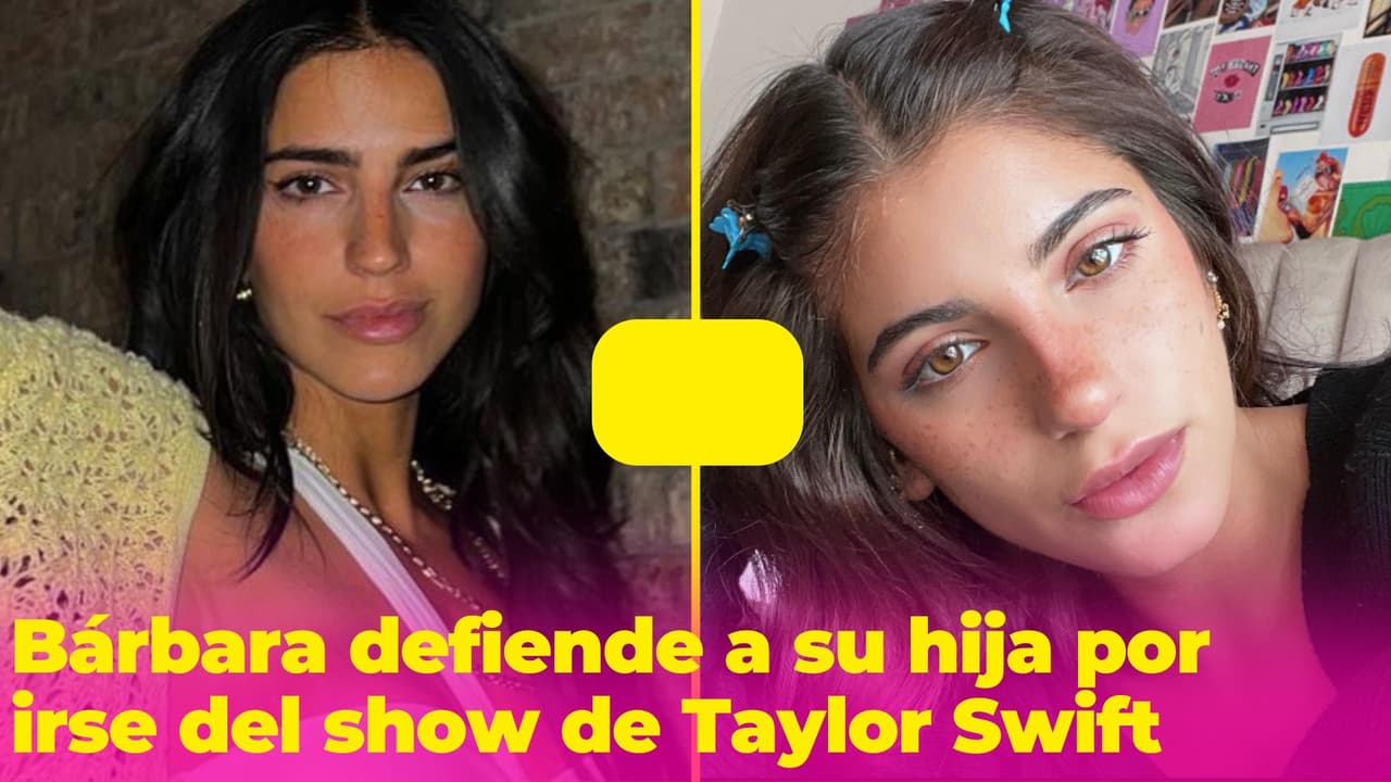 Bárbara de Regil defiende a su hija por abandonar show de Taylor Swift para "irse a descansar"