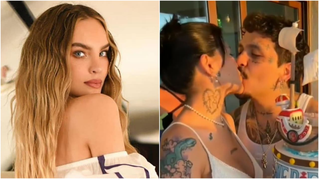Belinda publica foto de sus ojos, que se tatuó Nodal, mientras él y Cazzu viven gran momento