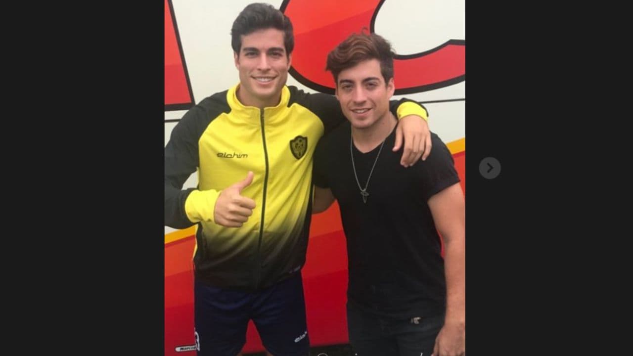 Danilo Carrera junto a su hermano Xavier Eduardo
