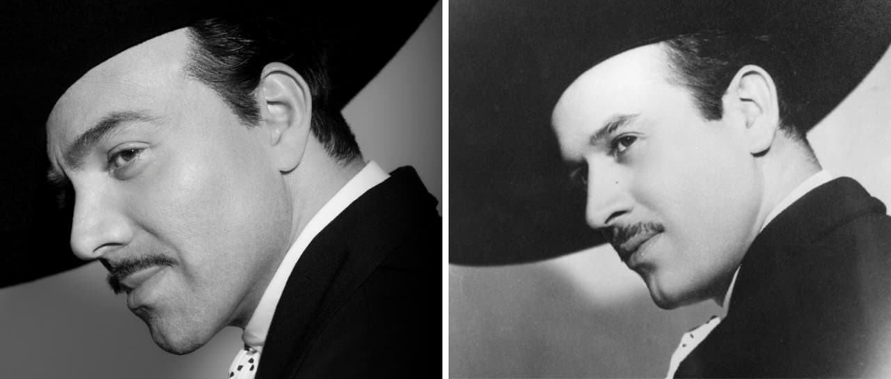 Revelan la primera imagen de Omar Chaparro como Pedro Infante
