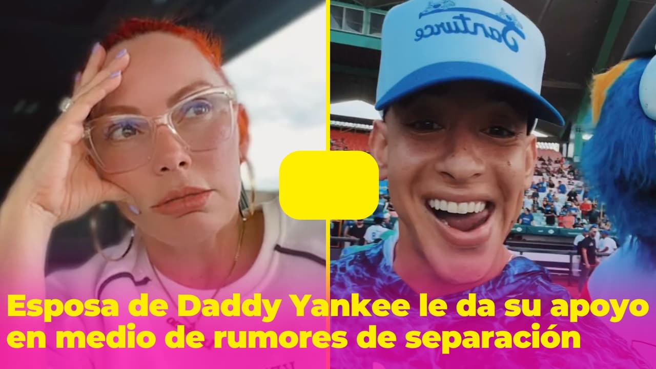 Esposa de Daddy Yankee le brinda su apoyo luego de que él borrara el video de su aniversario de bodas