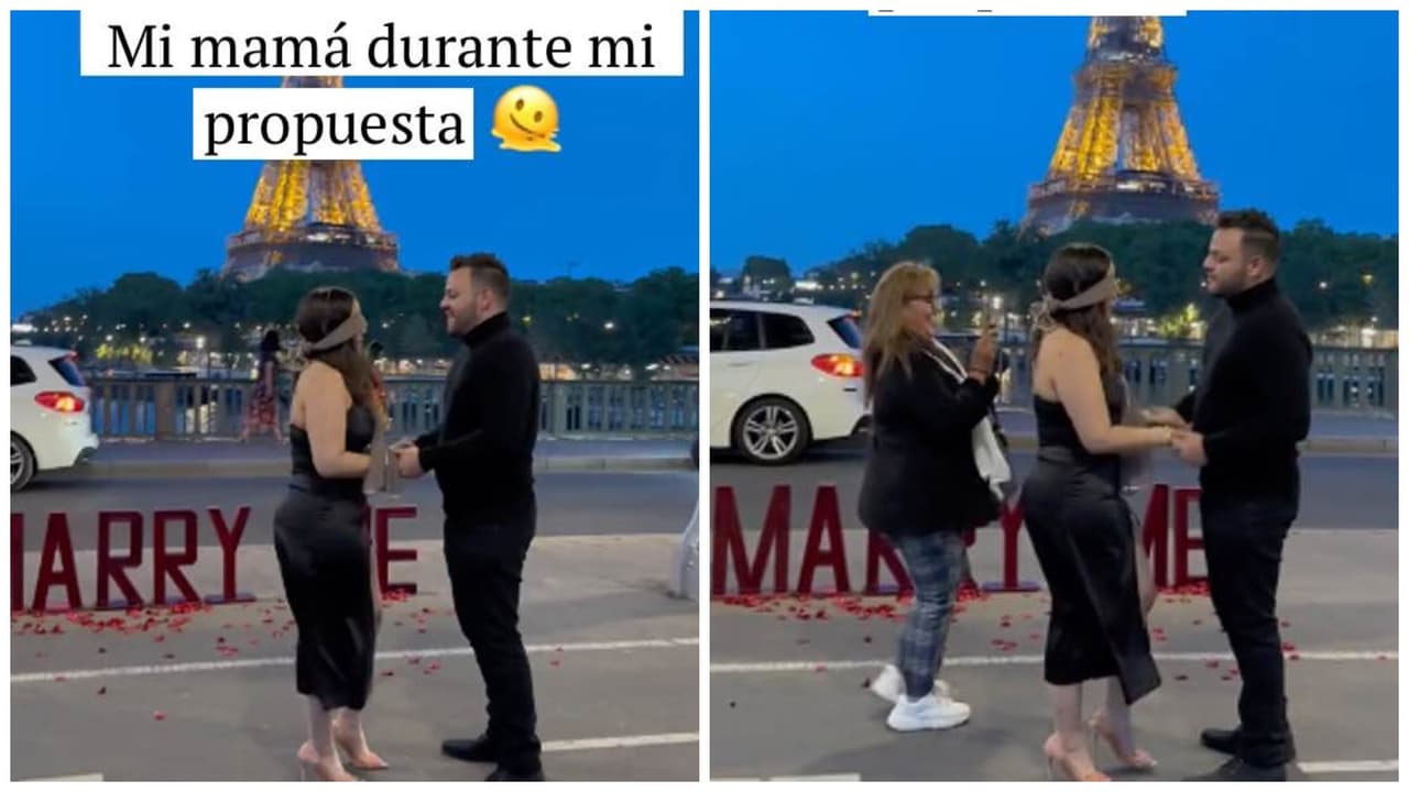 Mexicana casi arruina propuesta de matrimonio de su hija.