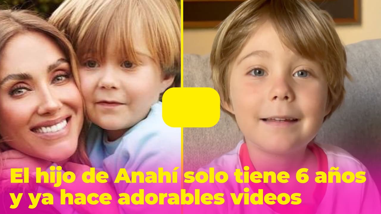 El hijo de Anahí tiene solo 6 años y ya le hace adorables videos: “La guardo en mi corazón”