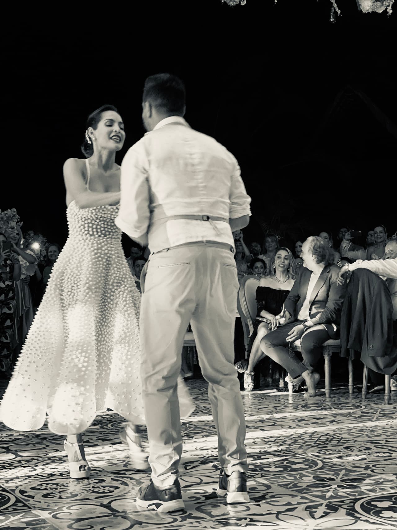 Este fue el vestido que usó la actriz para bailar champeta