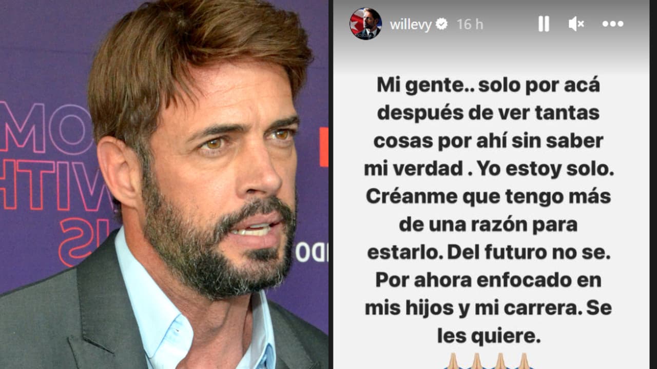 Este es el mensaje con el que William Levy confirmaría su soltería.