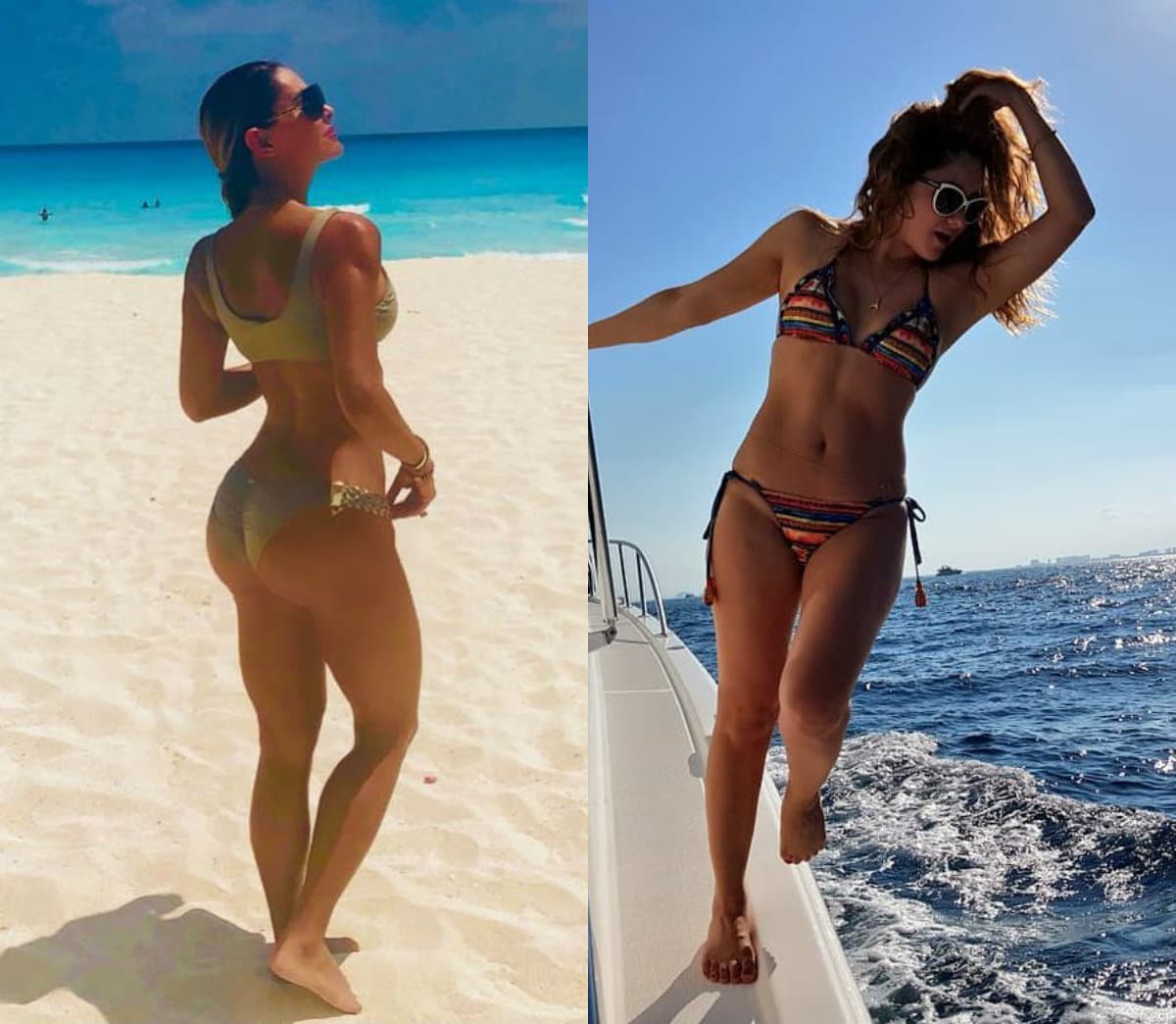 Sherlyn y Ninel Conde protagonizan sensual baile...¡En bikini!