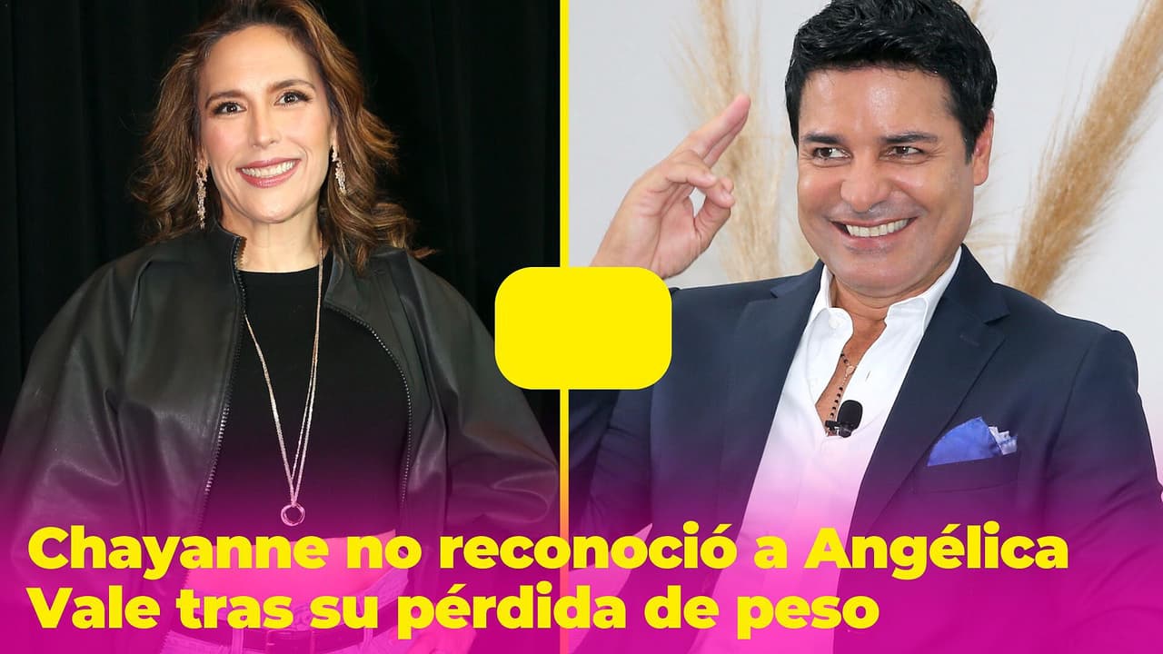 Chayanne no reconoció a Angélica Vale: quedó en shock al ver su transformación