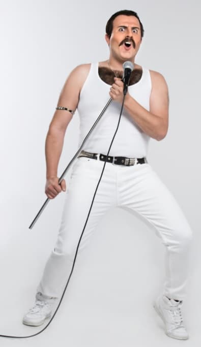 Christian Ahumada es Freddy Mercury
