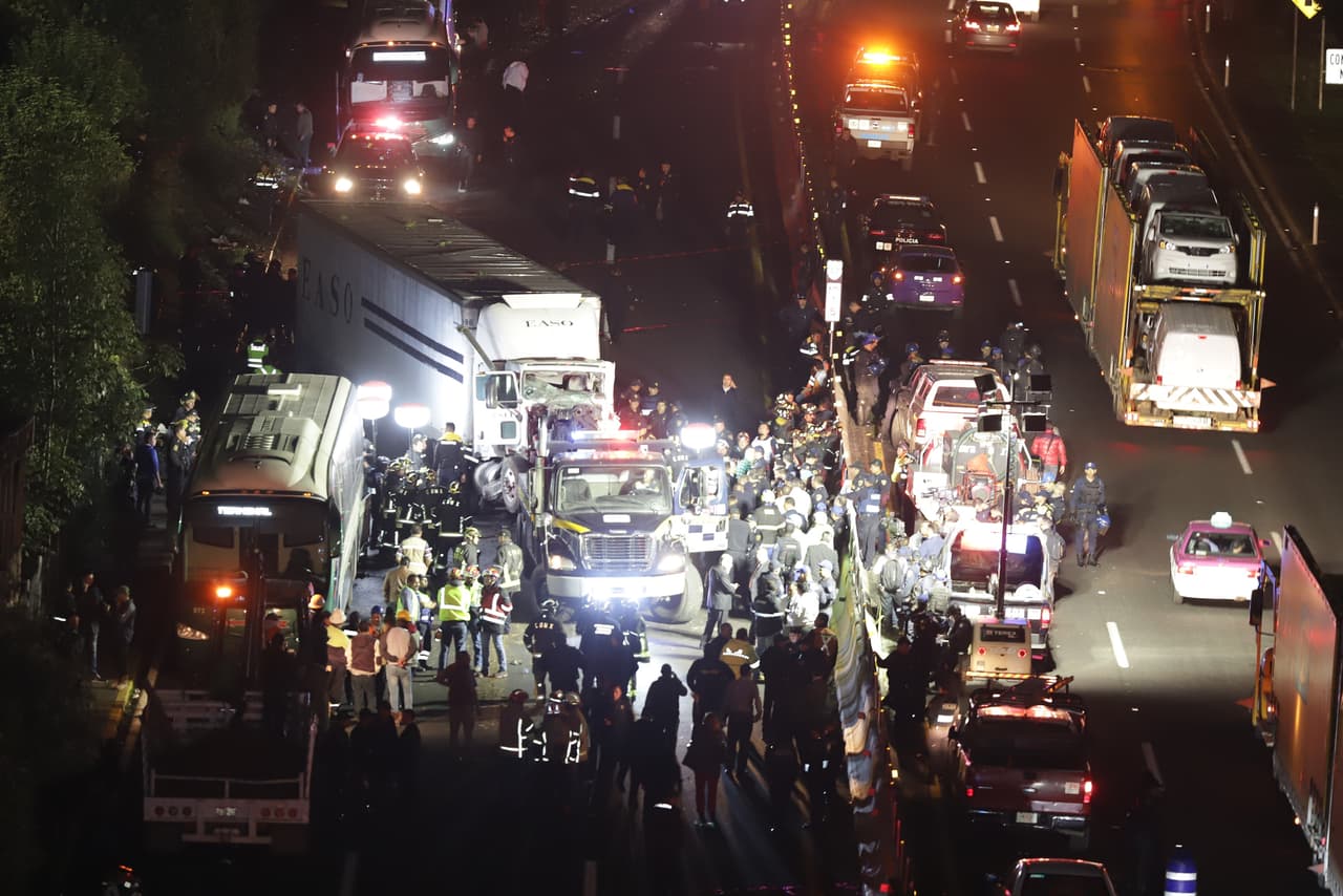 Video revela momento exacto del accidente en la autopista México – Toluca