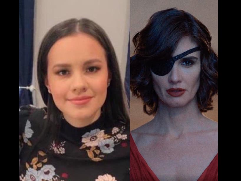 Incluso, en otra publicación aparece comparada con la Catalina Creel que interpreta Paz Vega, la protagonista de la nueva versión de ‘Cuna de lobos’.