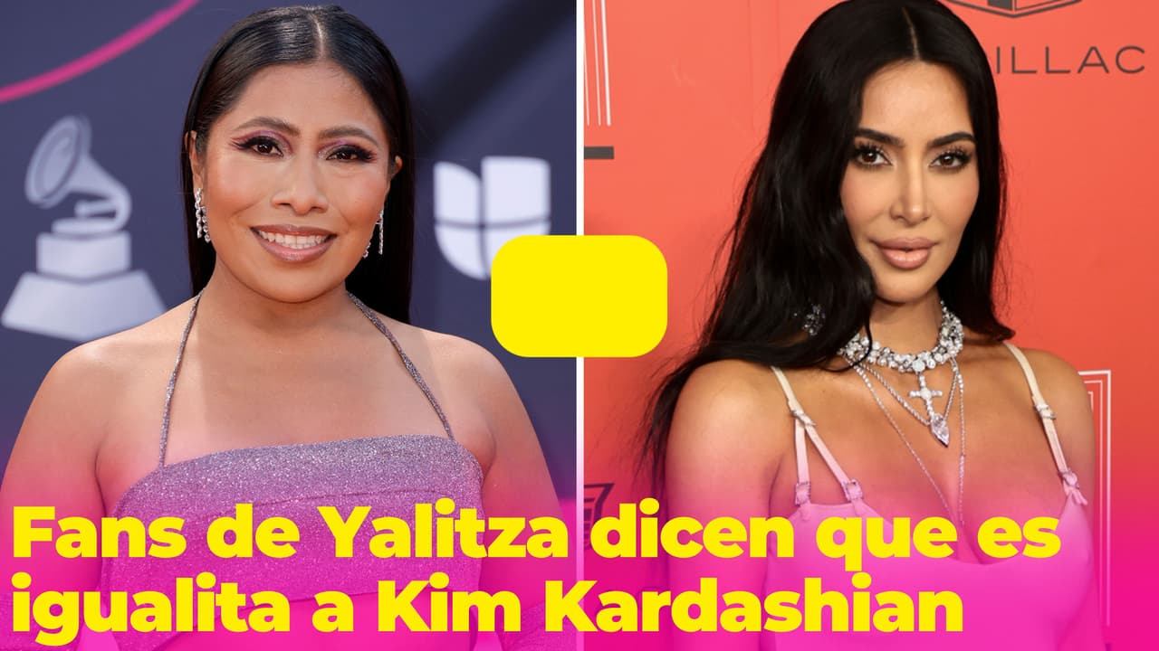 "Es igualita a Kim Kardashian": Yalitza Aparicio se vuelve tendencia por su parecido con la socialité