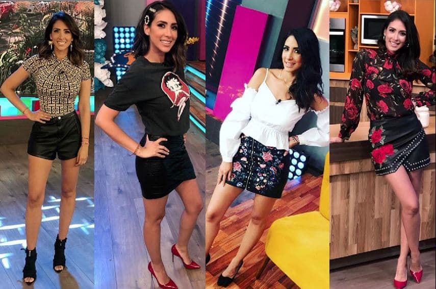 Combinaciones con shorts y faldas de piel. Por si quieres lucir casual puedes combinarla con una playera, más chic sería con una bonita blusa.