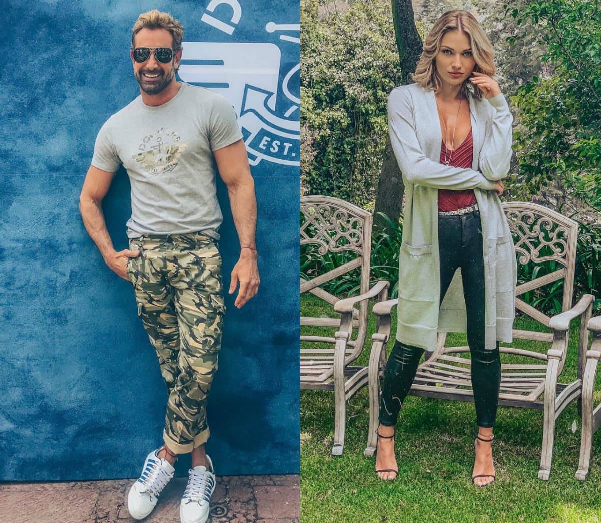 Pese a polémica con Geraldine Bazán, Gabriel Soto e Irina Baeva publican romántica foto