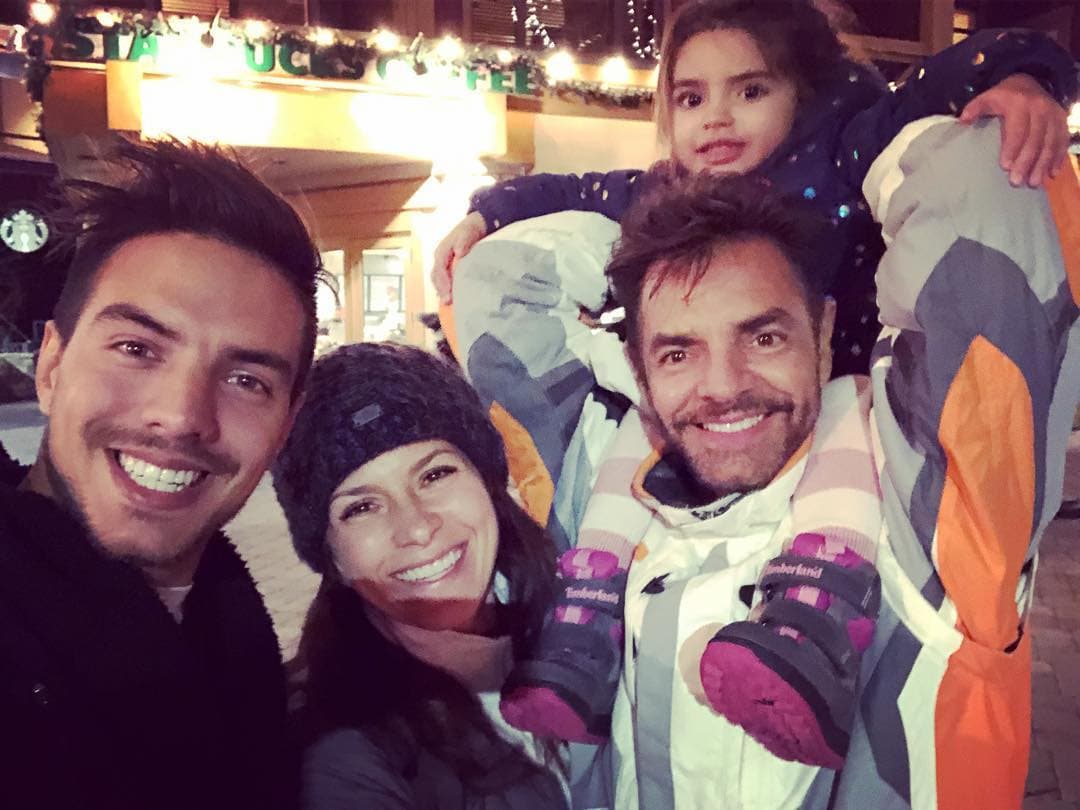 El actor destacó lo feliz que está con la presencia de su hermana Aitana y su sobrina Kailani