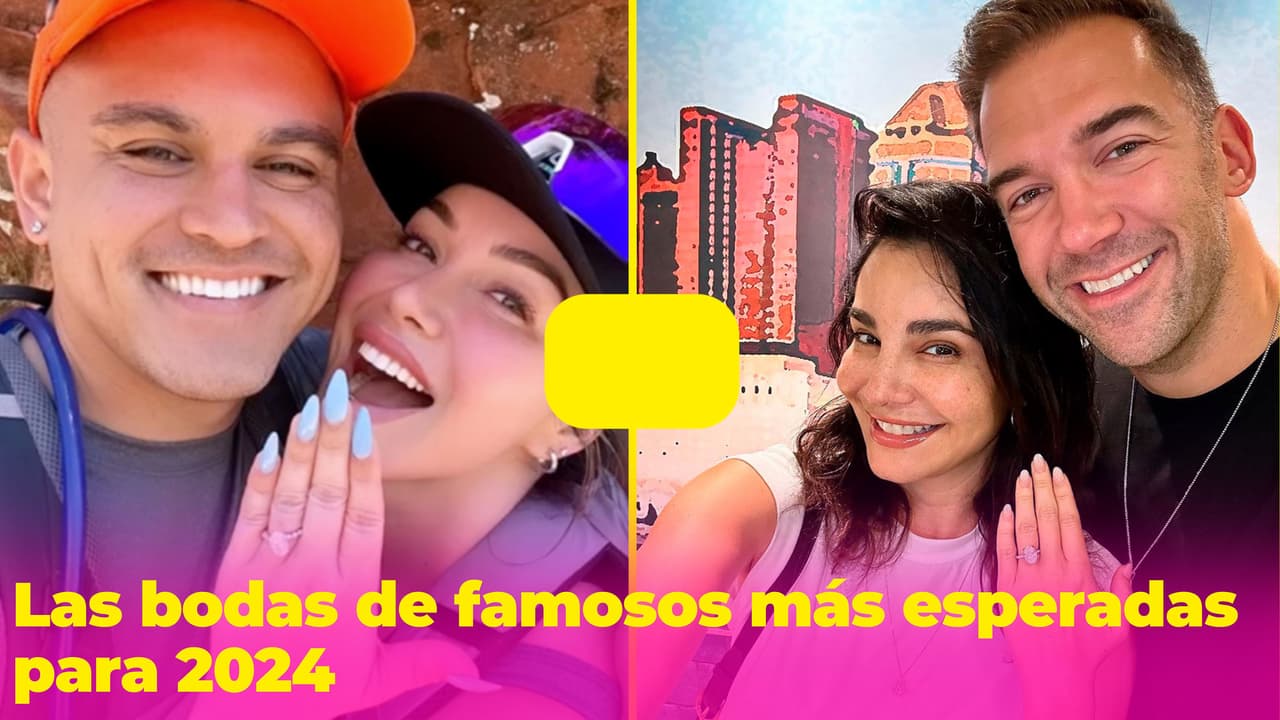 Las bodas de famosos más esperadas para 2024: sus pedidas de mano fueron muy románticas