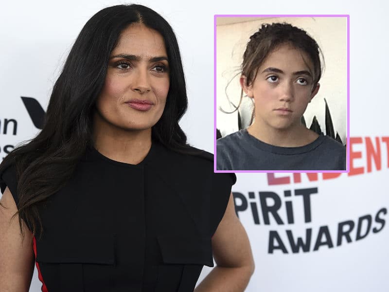 Salma Hayek se deja cortar el cabello por su hija y mira cómo quedó