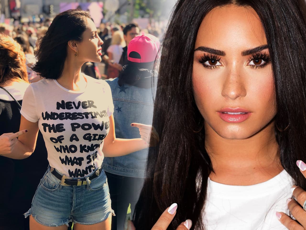 Eiza González se enamoró de Demi Lovato en lencería