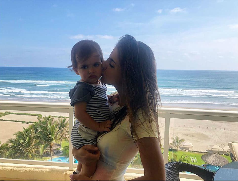 La actriz mostró al amor de su vida, su hijo Marcelo