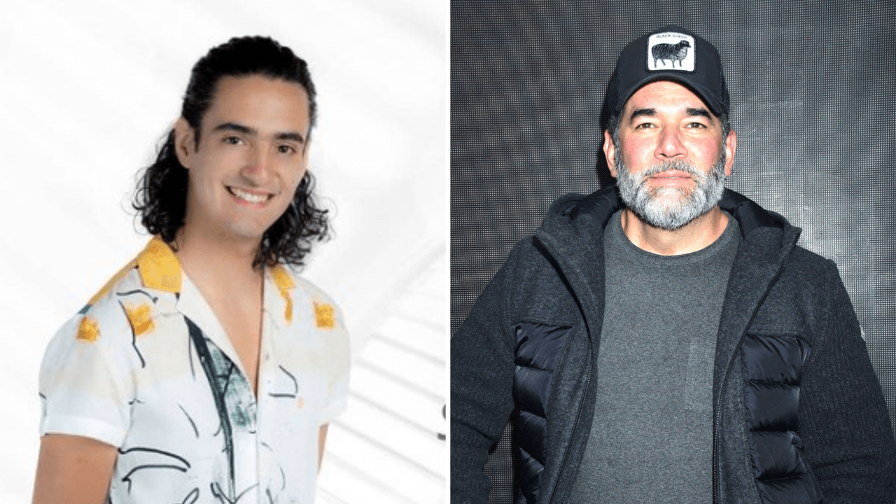 Comparan el nuevo look de Sebastián Poza con un emblemático papel de Eduardo Santamarina