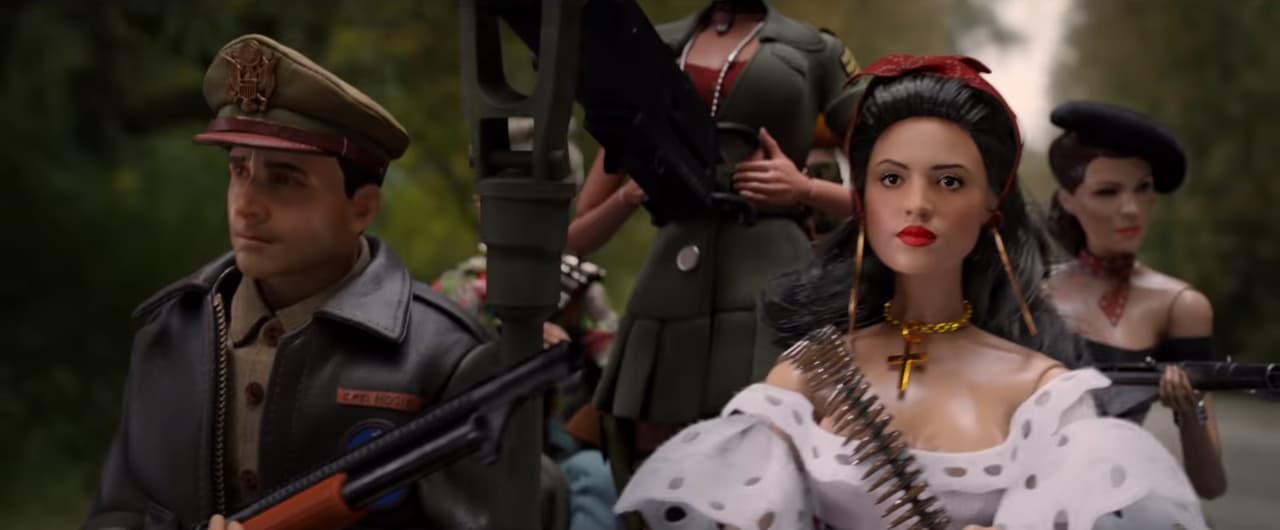 Eiza González en la película 'Welcome to Marwen'