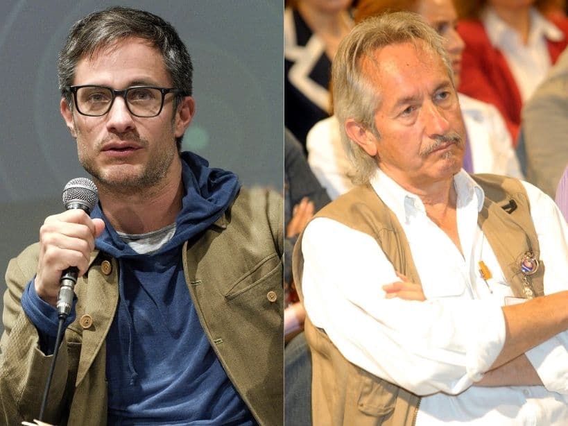 Gael García Bernal sí estuvo en el funeral de su papá, revela viuda de José Ángel García