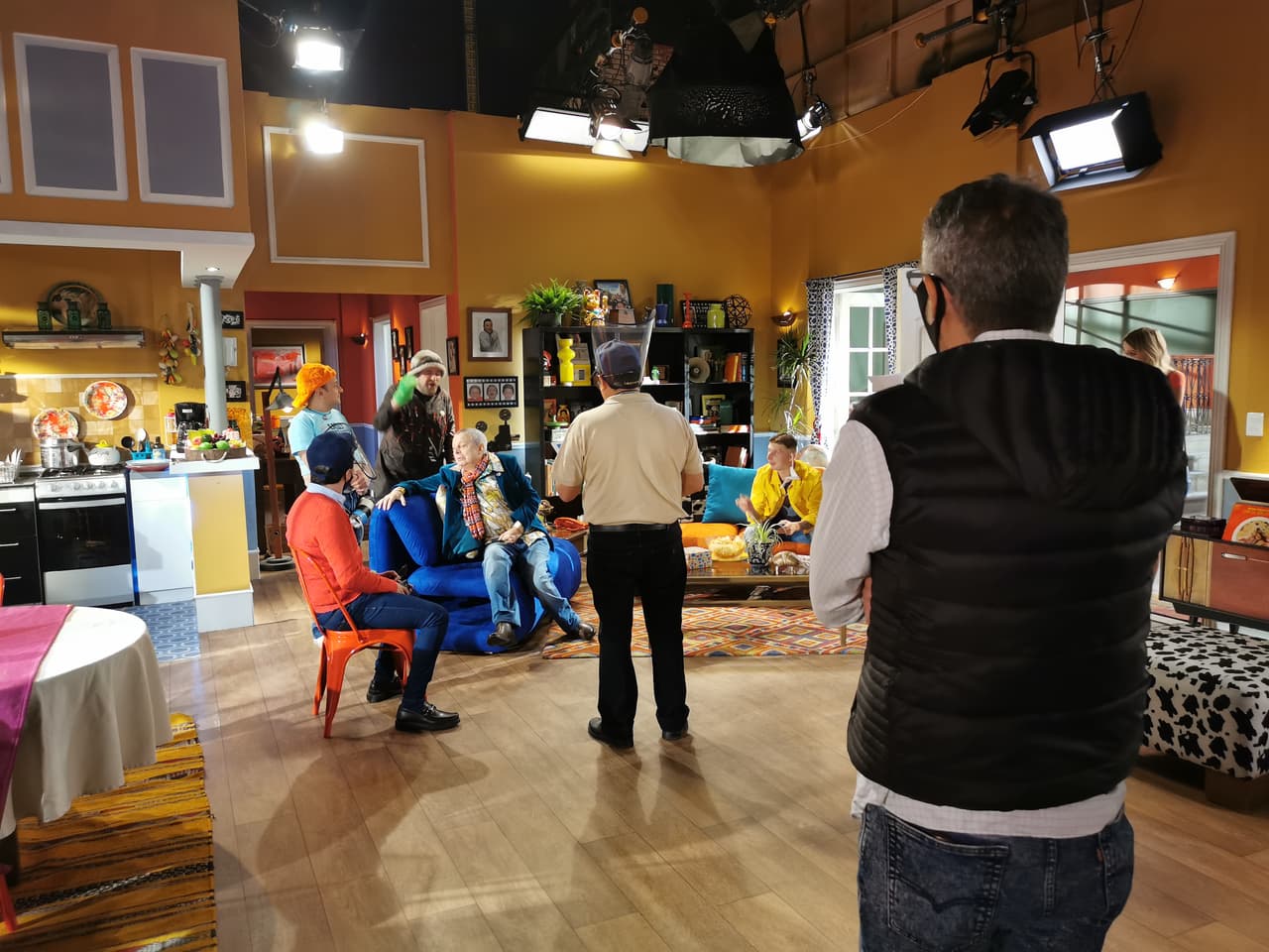 Así lució el set de la casa de los Rivers.