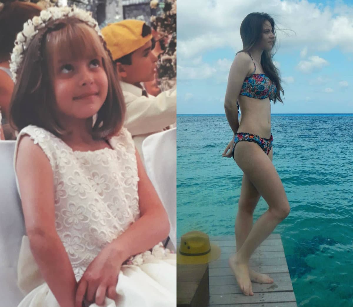 Daniela Aedo es toda una belleza desde niña